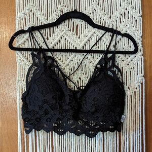 NWT Black Rue21 Bralette Crop Top